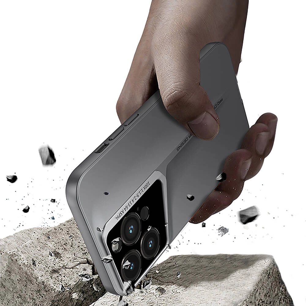 iPhone Uyumlu 15 Pro Kılıf Ultra İnce Kamera Korumalı Sert Rubber Zore Procase Kapak