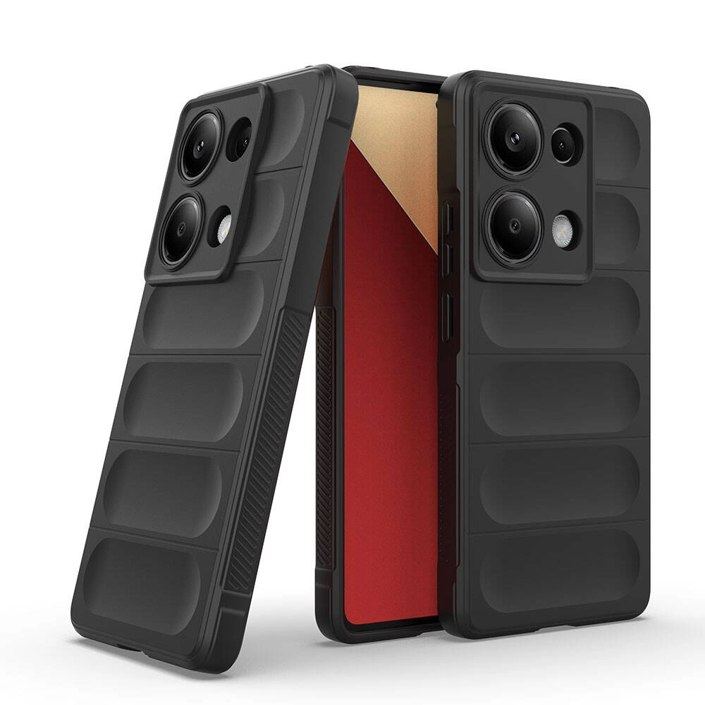 Xiaomi Uyumlu  Redmi Note 13 Pro 4G Kılıf Esnek TPU Oyuklu Arka Yüzey Tasarımlı Zore Etnik Silikon Kapak