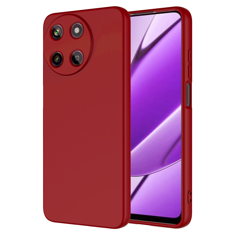 Realme 11 4G Kılıf Zore Mara Lansman Kapak-Kırmızı