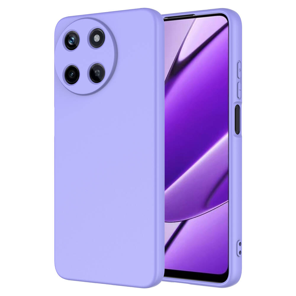 Realme 11 4G Kılıf Zore Mara Lansman Kapak-Lila