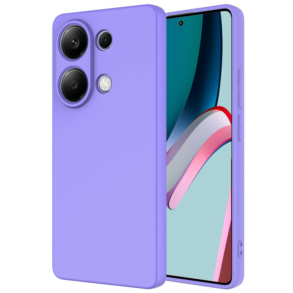 Xiaomi Uyumlu  Redmi Note 13 Pro 4G Kılıf Zore Mara Lansman Kapak-Lila