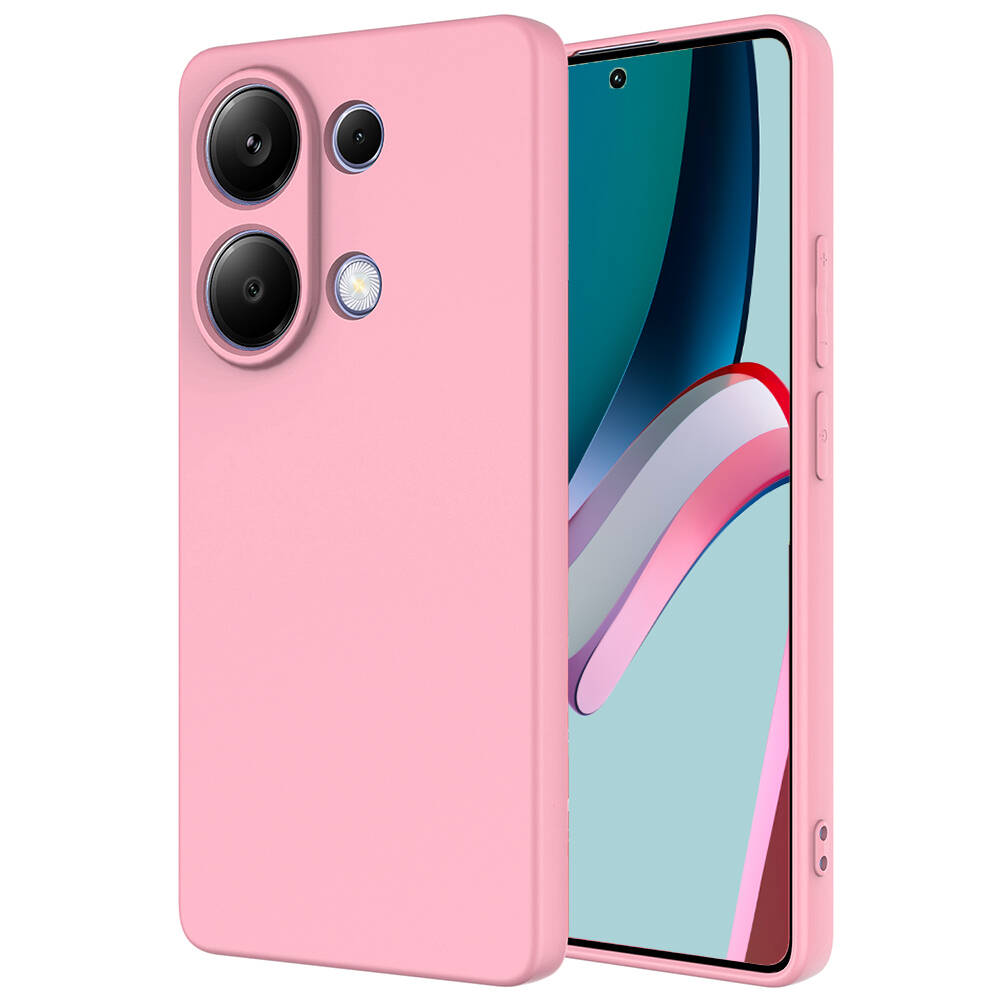 Xiaomi Uyumlu  Redmi Note 13 Pro 4G Kılıf Zore Mara Lansman Kapak-Pembe açık
