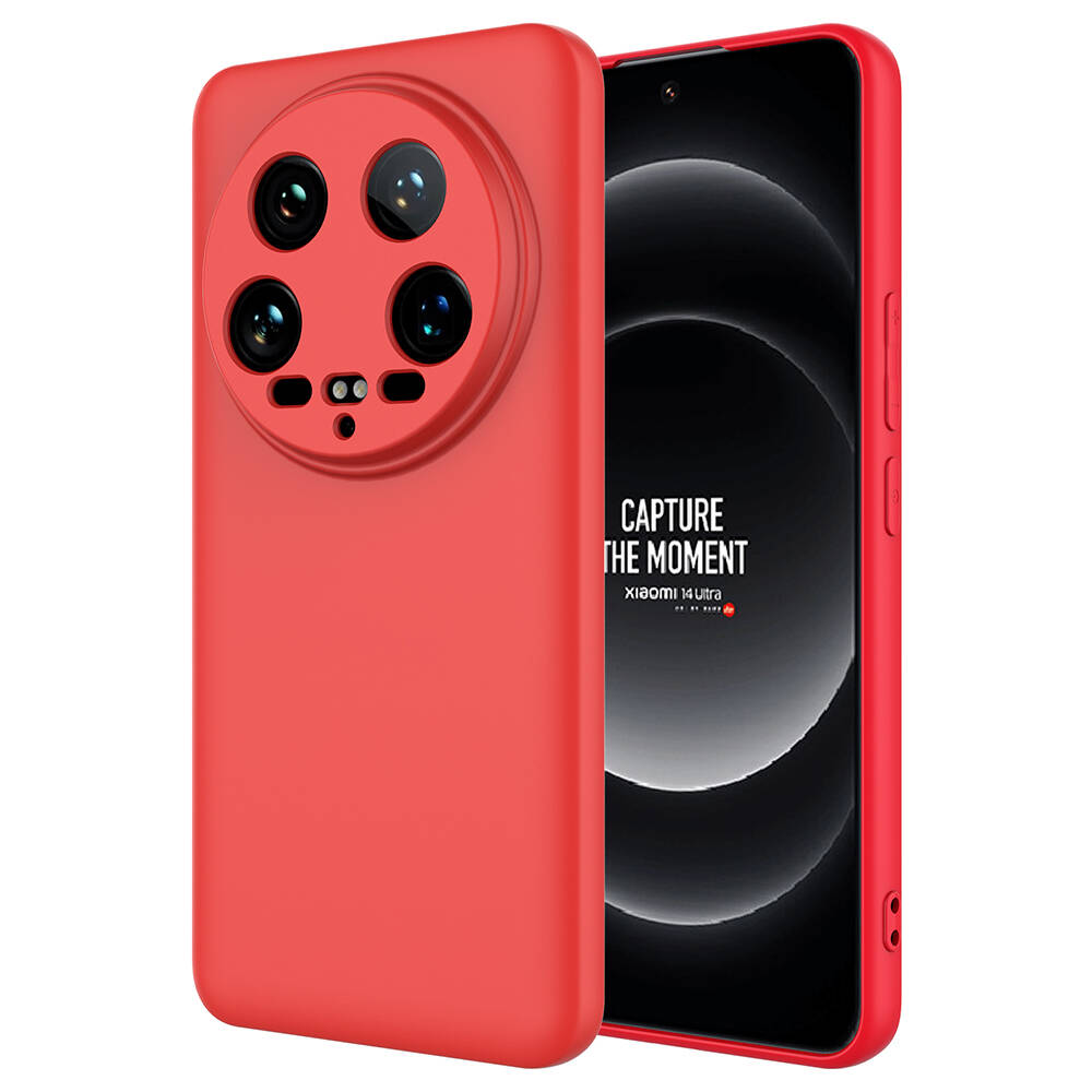 Xiaomi Uyumlu  Mi 14 Ultra Kılıf Zore Mara Lansman Kapak-Kırmızı