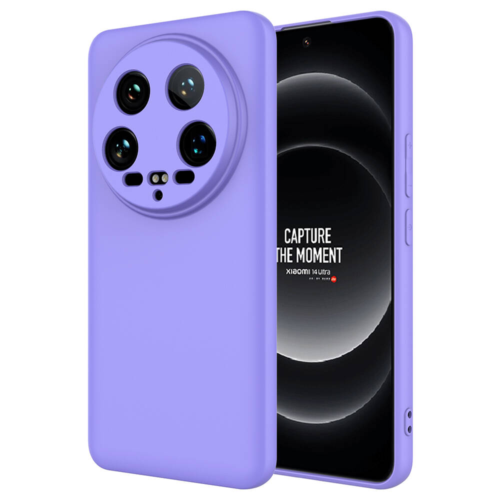 Xiaomi Uyumlu  Mi 14 Ultra Kılıf Zore Mara Lansman Kapak-Lila
