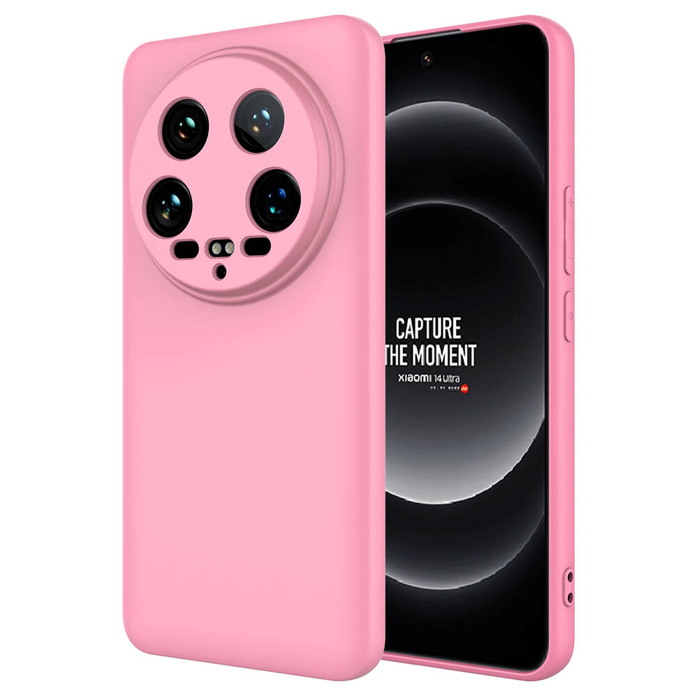Xiaomi Uyumlu  Mi 14 Ultra Kılıf Zore Mara Lansman Kapak-Pembe