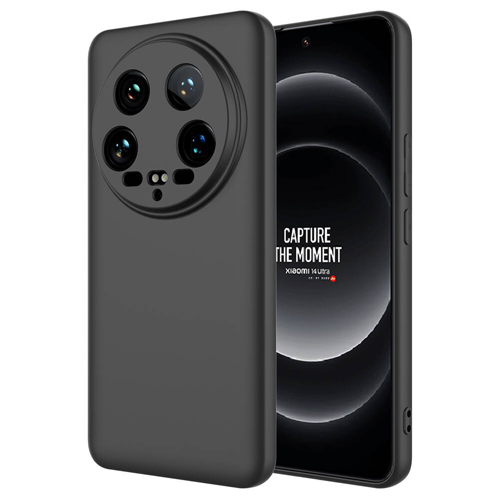 Xiaomi Uyumlu  Mi 14 Ultra Kılıf Zore Mara Lansman Kapak-Siyah