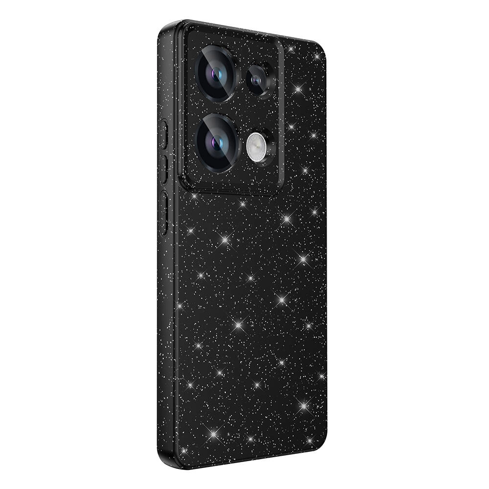 Xiaomi Uyumlu  Redmi Note 13 Pro 4G Kılıf Kamera Korumalı Simli Lüks Zore Koton Kapak