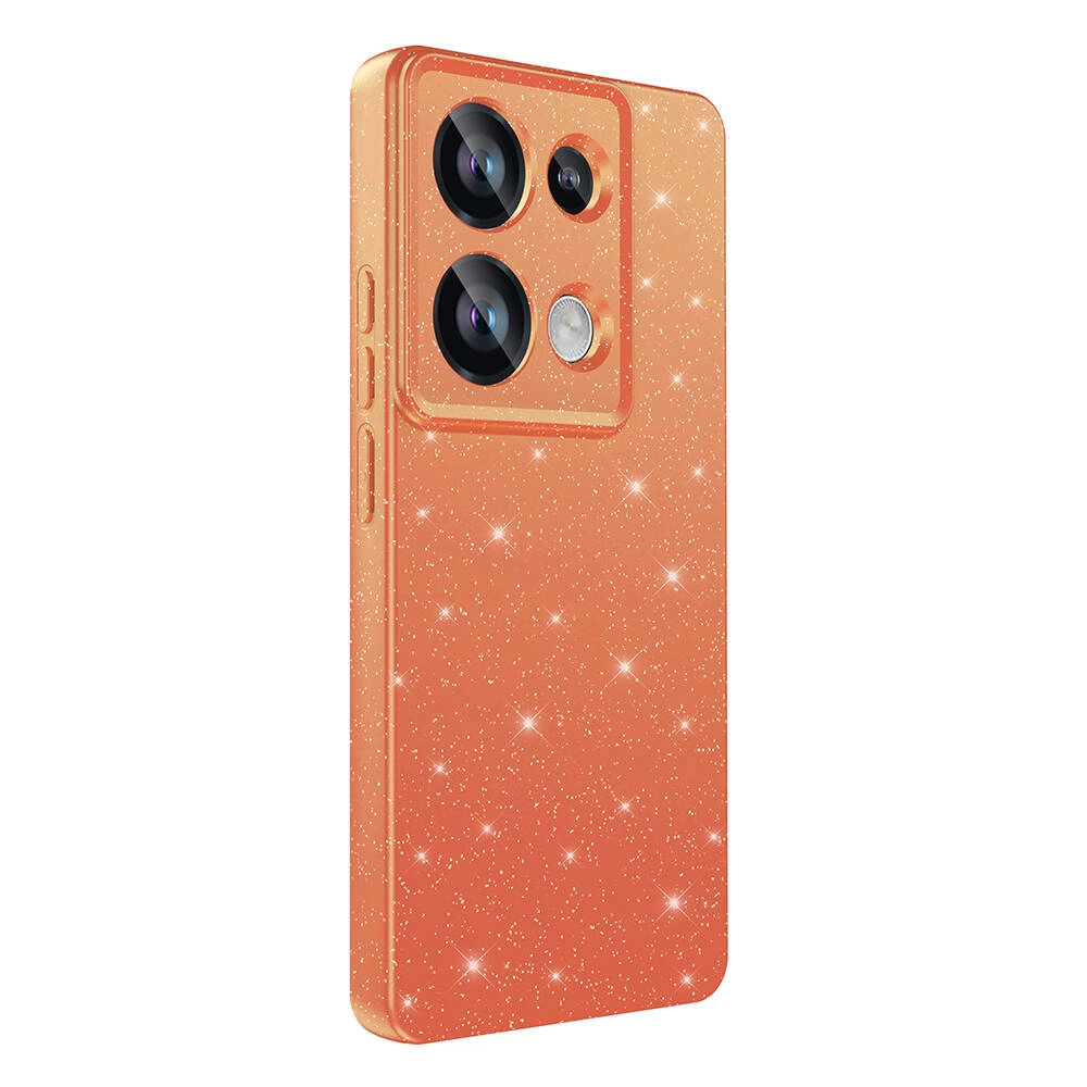 Xiaomi Uyumlu  Redmi Note 13 Pro 4G Kılıf Kamera Korumalı Simli Lüks Zore Koton Kapak