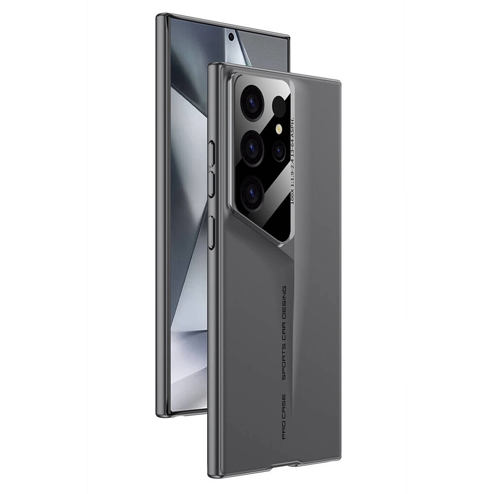 Galaxy Uyumlu S23 Ultra Kılıf Ultra İnce Kamera Korumalı Sert Rubber Zore Procase Kapak