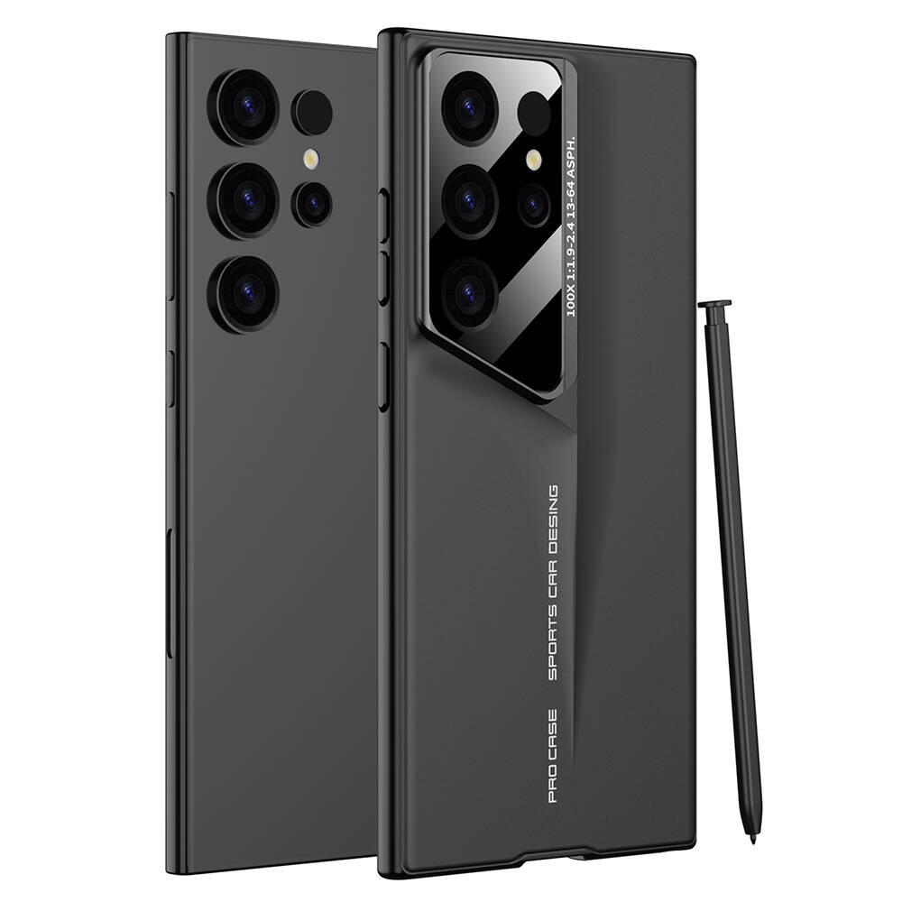 Galaxy Uyumlu S23 Ultra Kılıf Ultra İnce Kamera Korumalı Sert Rubber Zore Procase Kapak