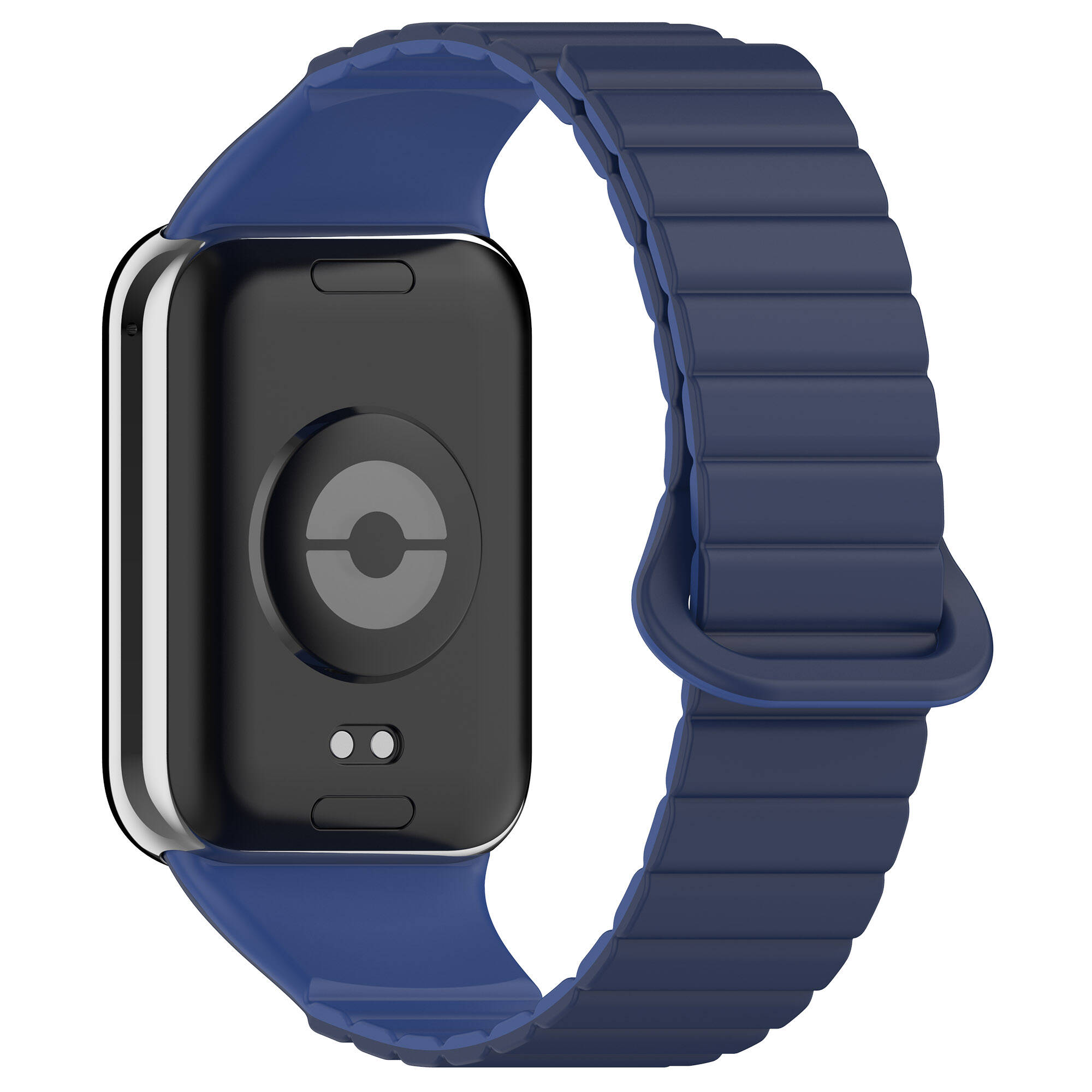 Xiaomi Uyumlu  Redmi Watch 4 Silikon Kordon Zore KRD-105 Strap Kayış-Lacivert