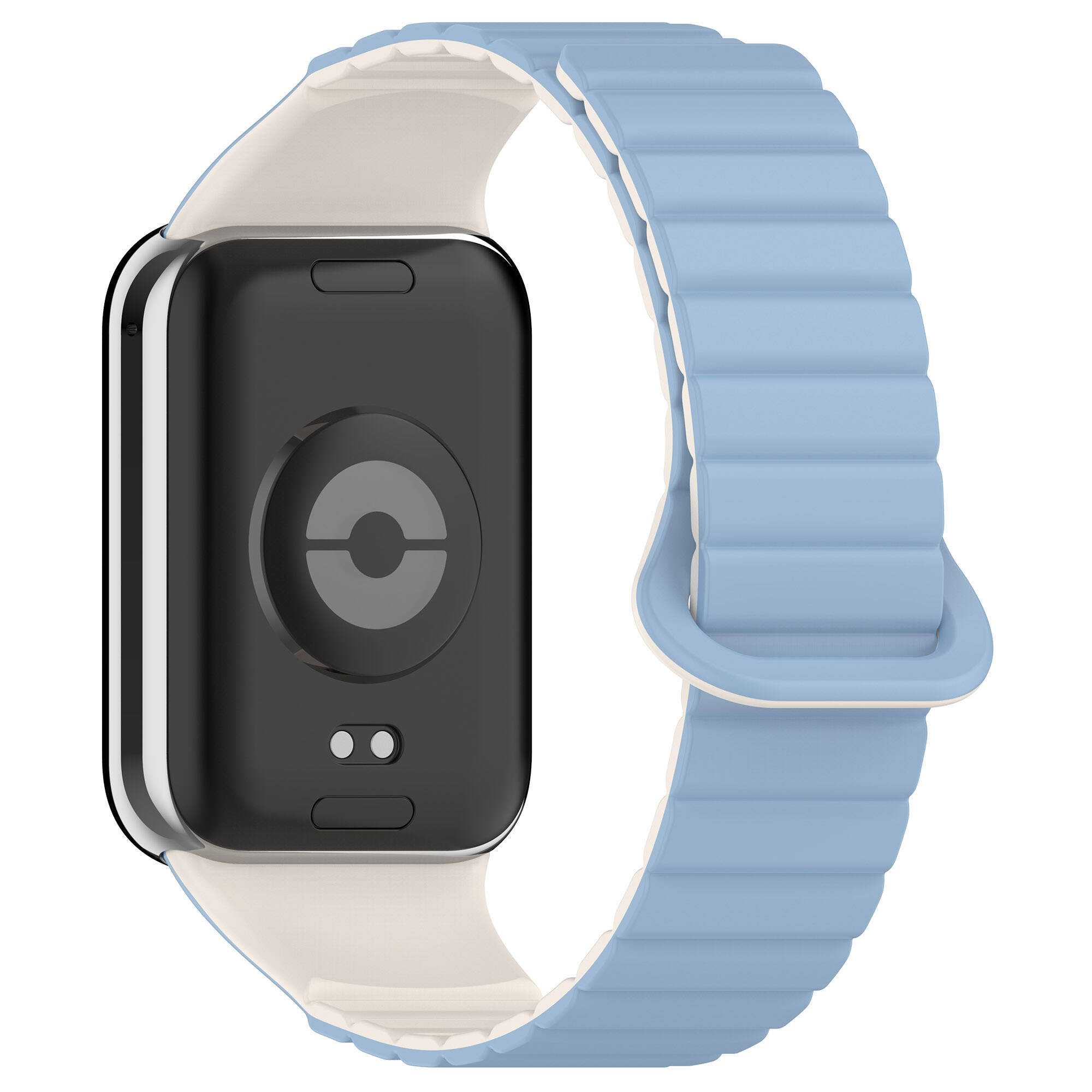 Xiaomi Uyumlu  Mi Band 8 Pro Silikon Kordon Zore KRD-105 Strap Kayış-Mavi-starlight
