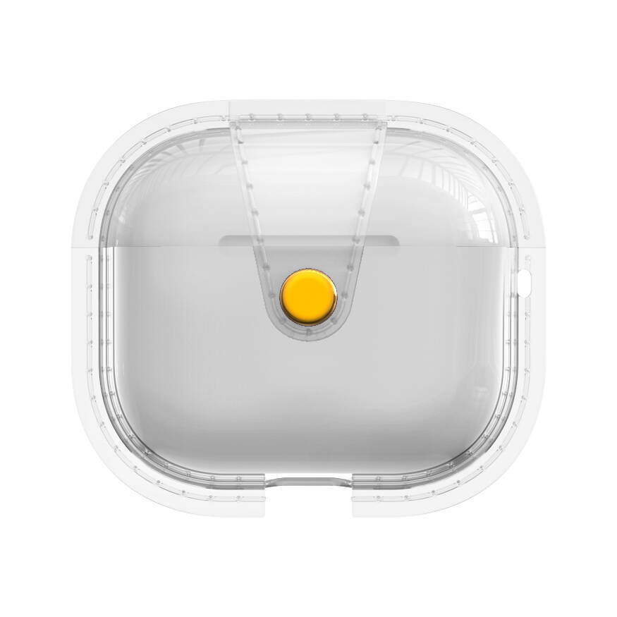 Airpods Uyumlu 3. Nesil Zore Airbag 33 Darbelere Karşı Dayanıklı Magnetik Kılıf-Şeffaf
