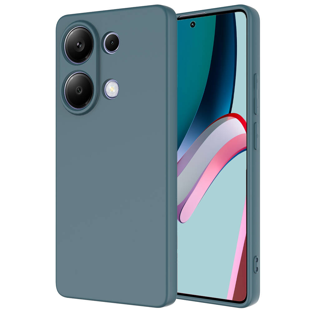 Xiaomi Uyumlu  Redmi Note 13 4G Kılıf Zore Mara Lansman Kapak-Koyu yeşil