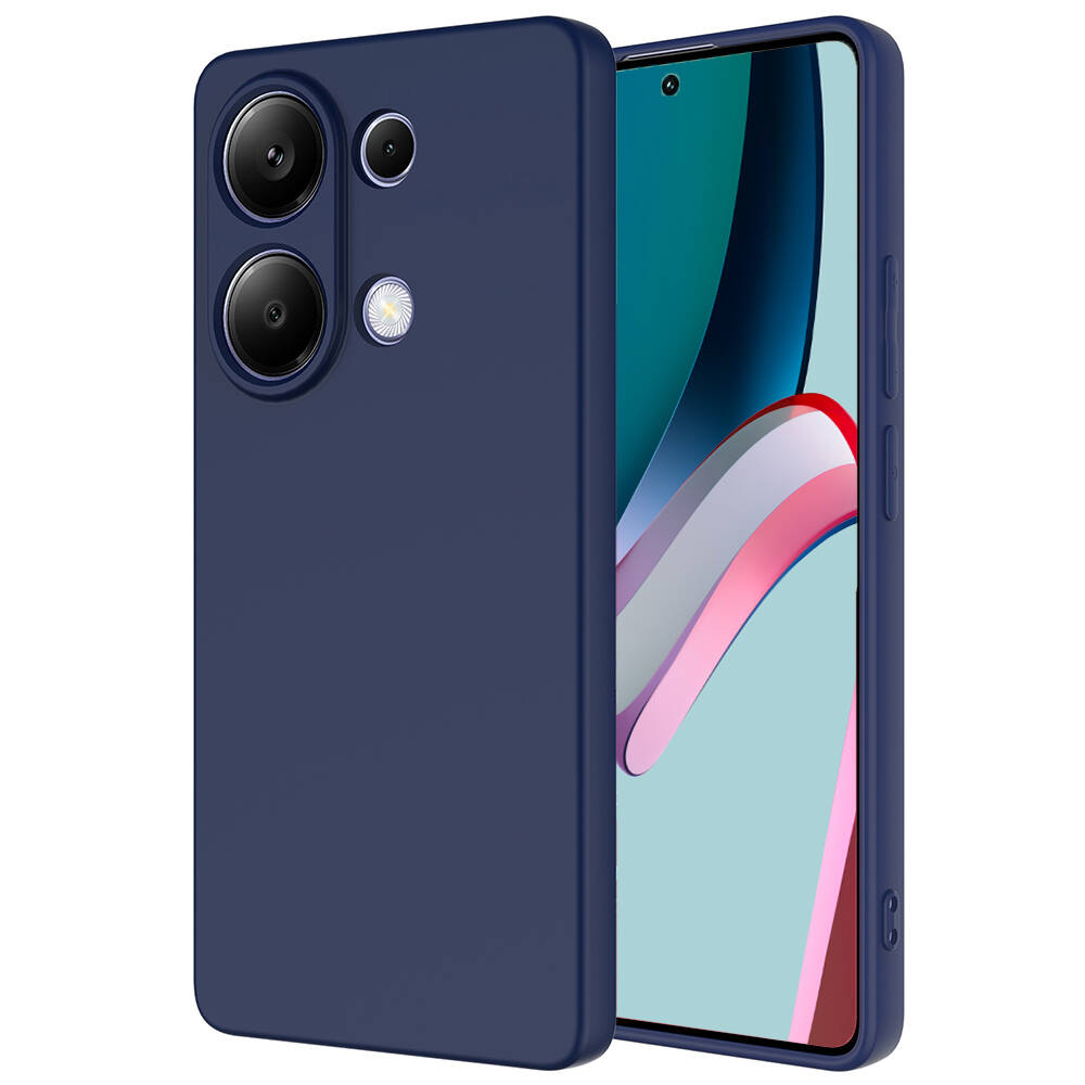 Xiaomi Uyumlu  Redmi Note 13 4G Kılıf Zore Mara Lansman Kapak-Lacivert
