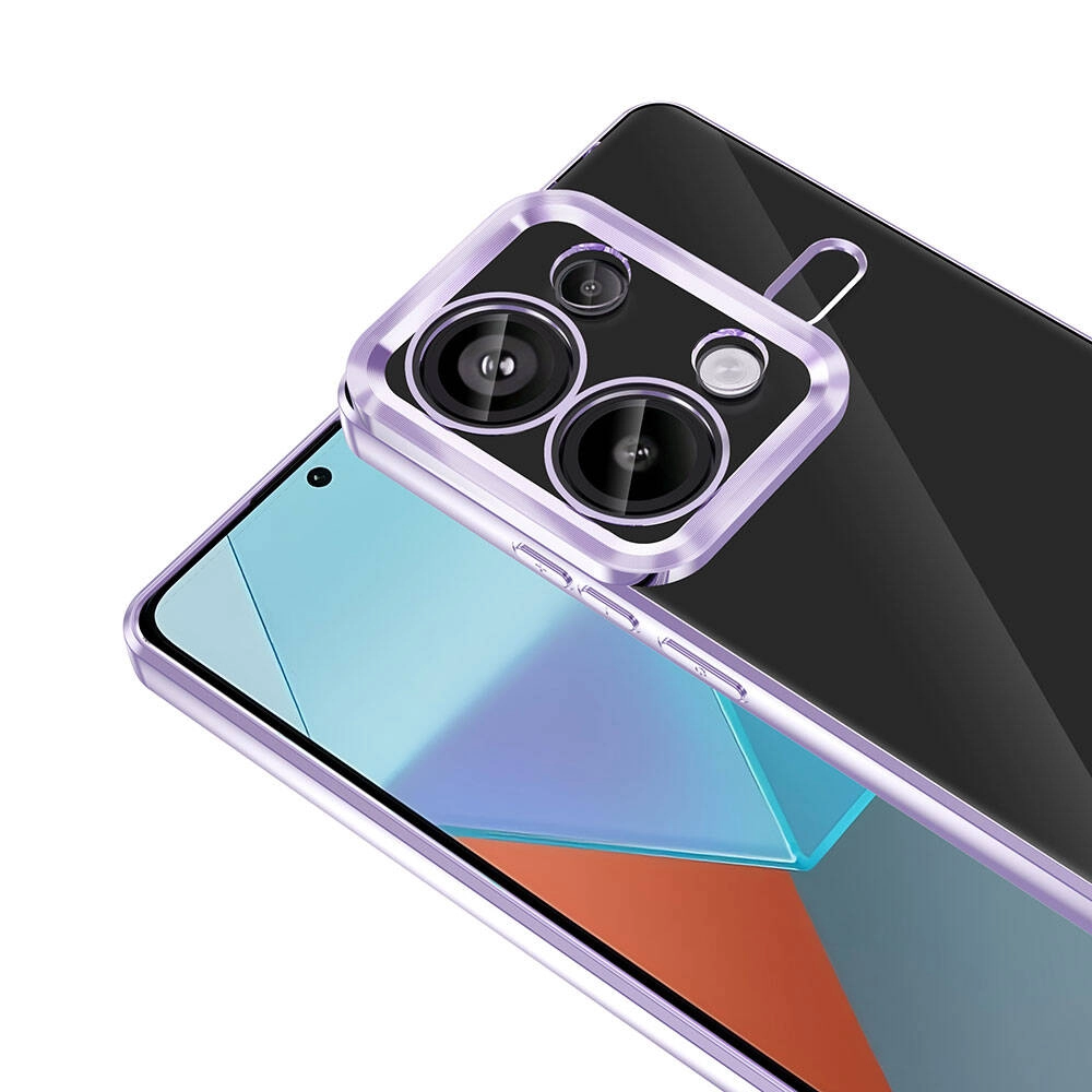Xiaomi Uyumlu  Redmi Note 13 Pro 4G Kılıf Kamera Korumalı Logo Gösteren Zore Omega Kapak