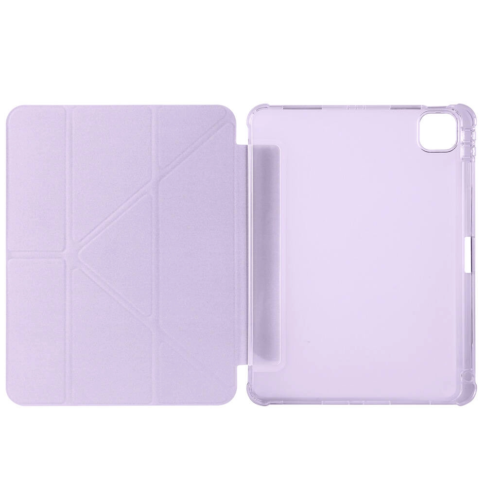iPad Uyumlu Air 11 2024 Kılıf Zore Tri Folding Kalem Bölmeli Standlı Kılıf