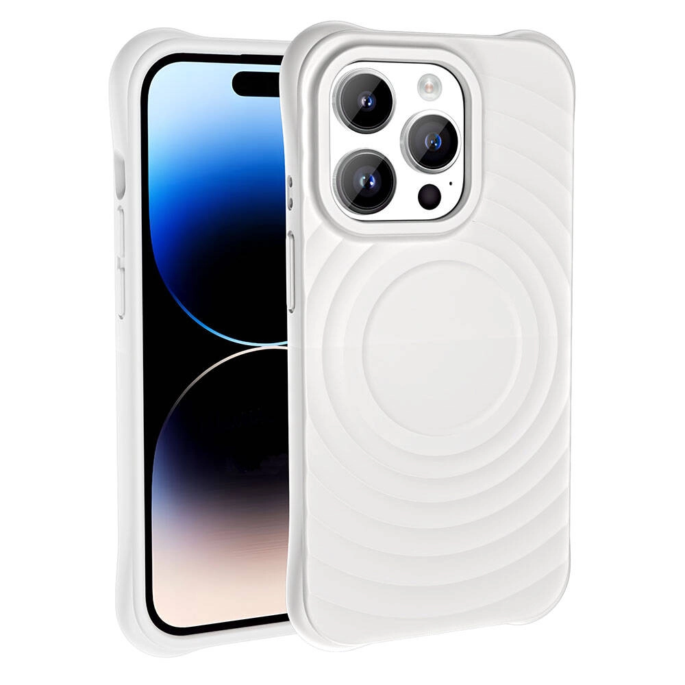 iPhone Uyumlu 14 Pro M-safe Şarj Özellikli Airbagli Mat Görünümlü Zore Hepi Kapak