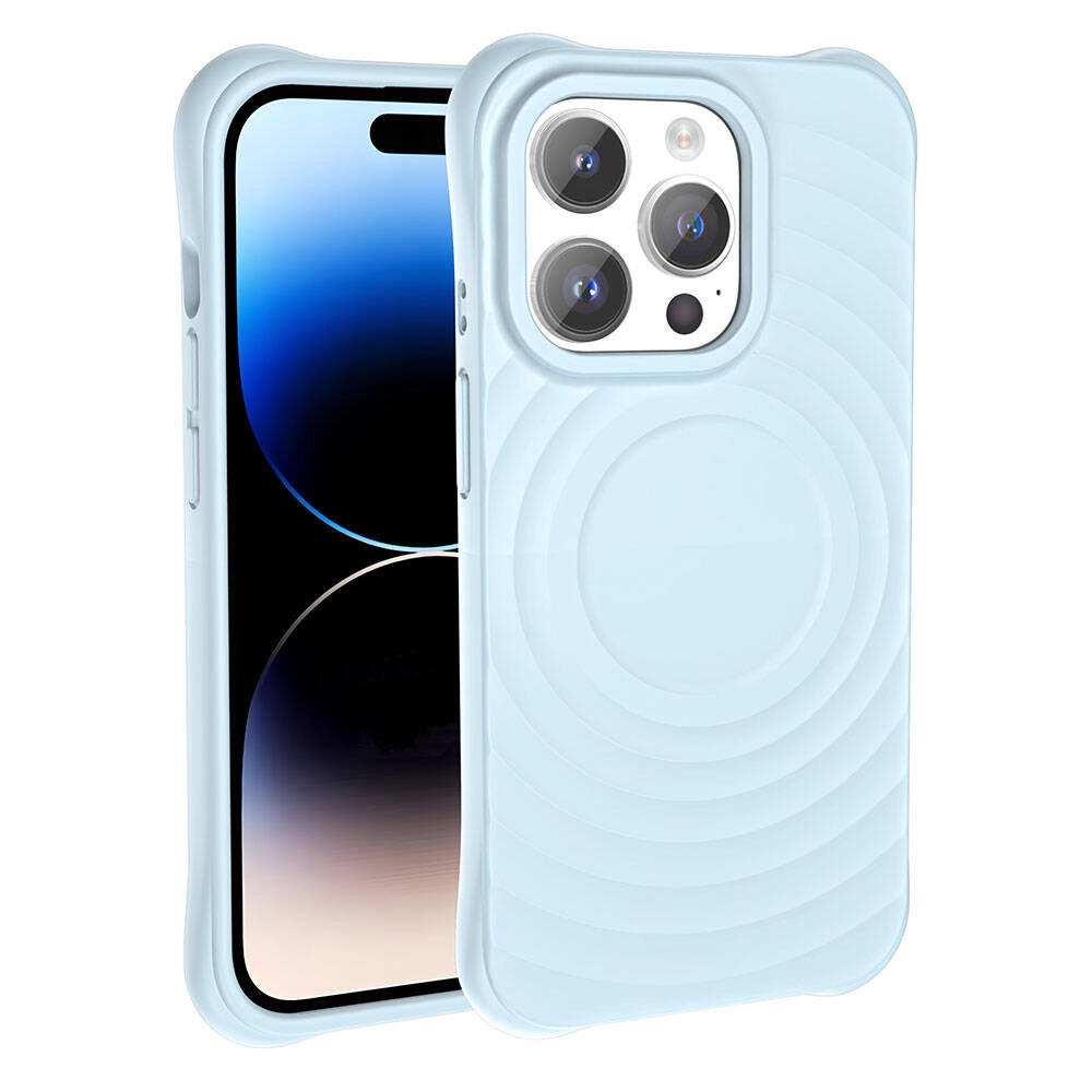iPhone Uyumlu 14 Pro Max M-safe Şarj Özellikli Airbagli Mat Görünümlü Zore Hepi Kapak