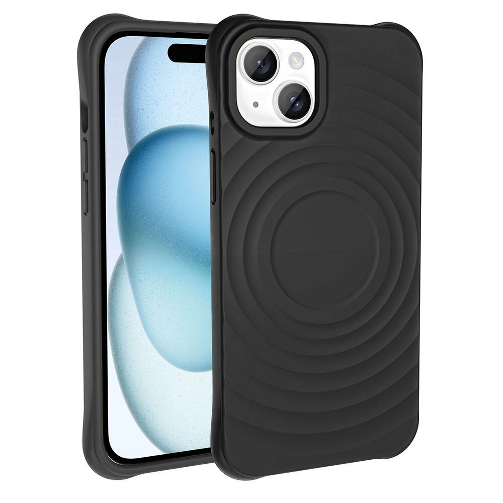 iPhone Uyumlu 15 M-safe Şarj Özellikli Airbagli Mat Görünümlü Zore Hepi Kapak