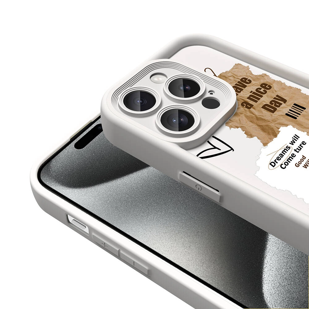 iPhone Uyumlu 14 Pro Max Kılıf Kamera Korumalı Baskılı Arka Yüzey Zore Klas Kapak