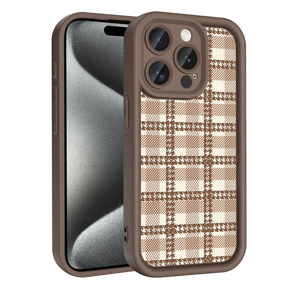 iPhone Uyumlu 15 Pro Kılıf Kamera Korumalı Baskılı Arka Yüzey Zore Klas Kapak