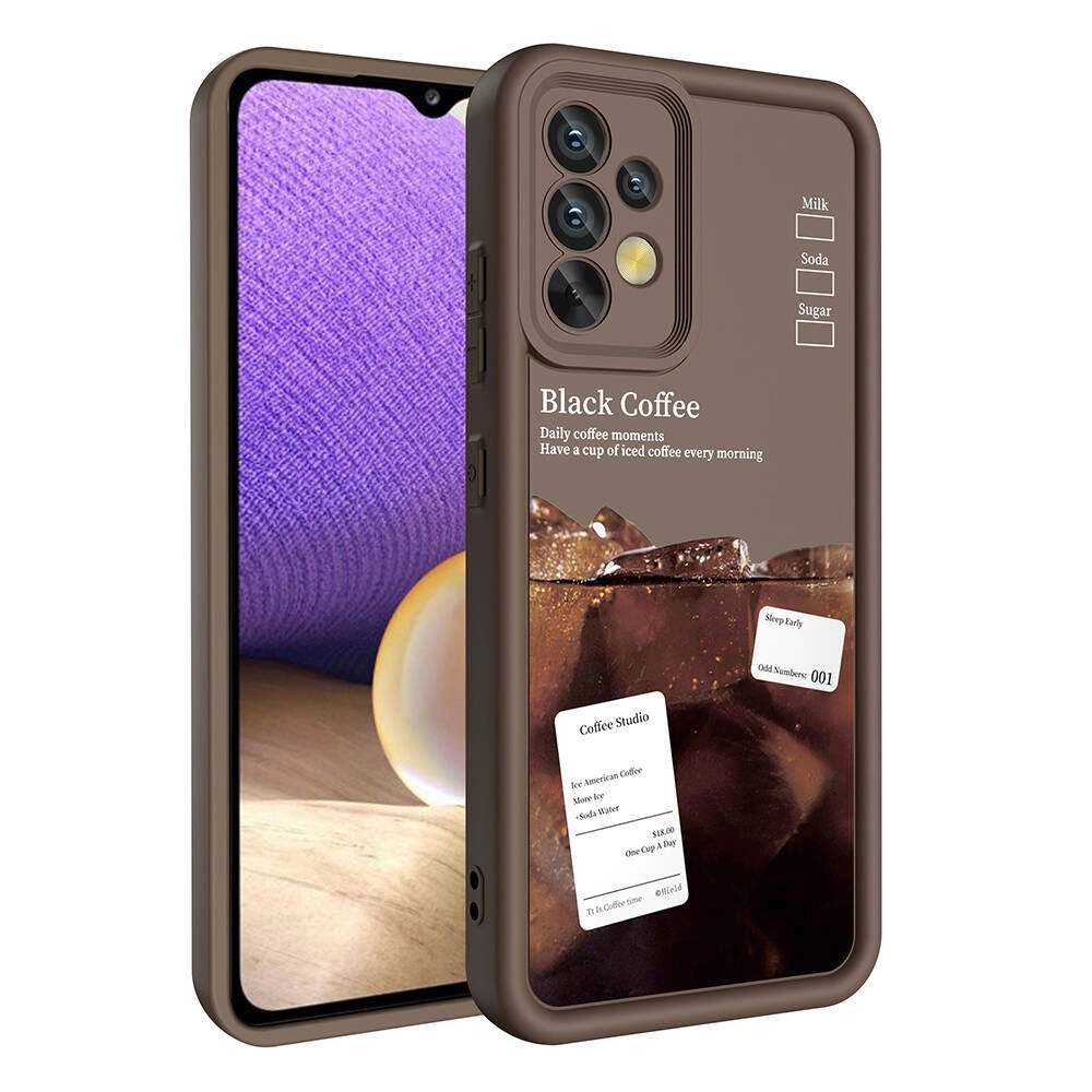 Galaxy Uyumlu A32 4G Kılıf Kamera Korumalı Baskılı Arka Yüzey Zore Klas Kapak