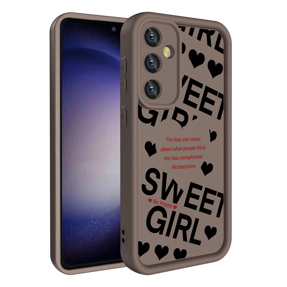 Galaxy Uyumlu A35 Kılıf Kamera Korumalı Baskılı Arka Yüzey Zore Klas Kapak