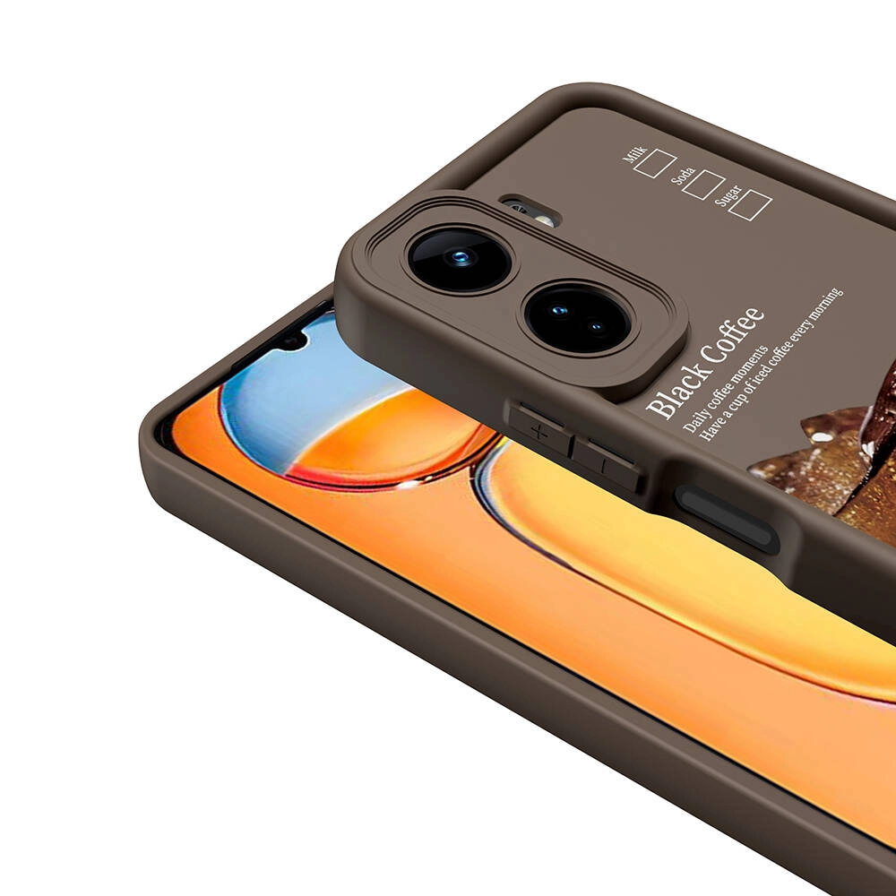Xiaomi Uyumlu  Redmi 13C Kılıf Kamera Korumalı Baskılı Arka Yüzey Zore Klas Kapak