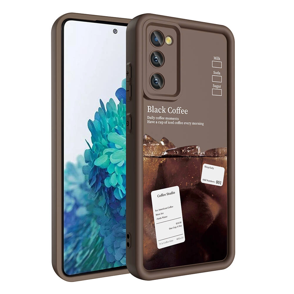 Galaxy Uyumlu S20 FE Kılıf Kamera Korumalı Baskılı Arka Yüzey Zore Klas Kapak