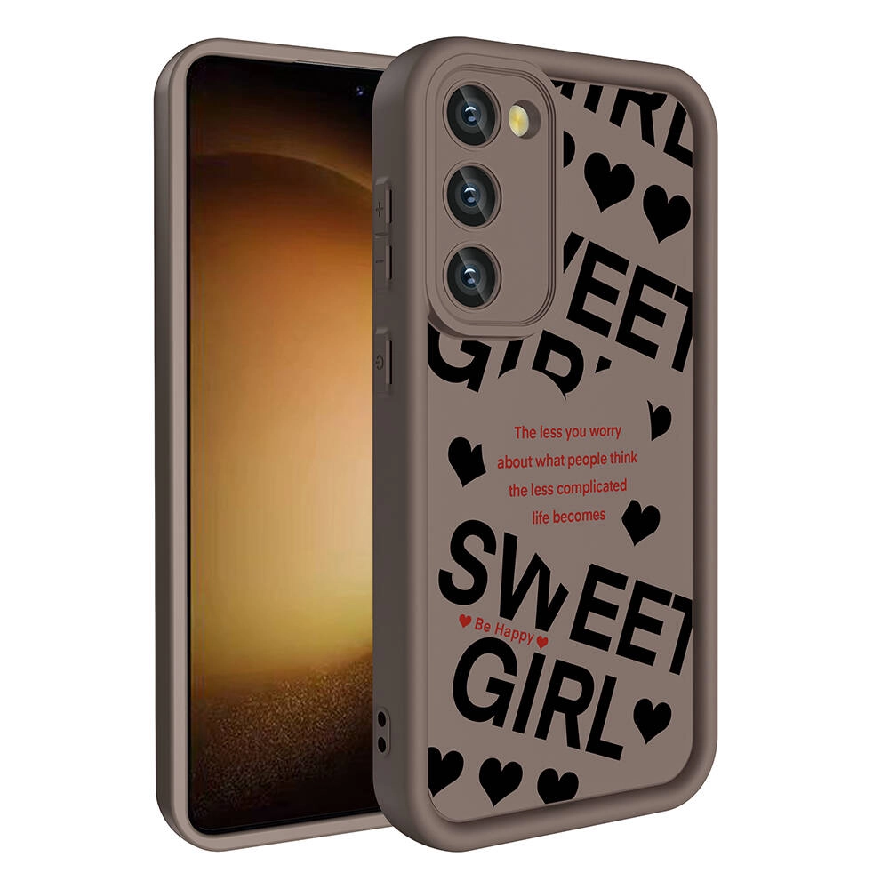 Galaxy Uyumlu S23 Kılıf Kamera Korumalı Baskılı Arka Yüzey Zore Klas Kapak