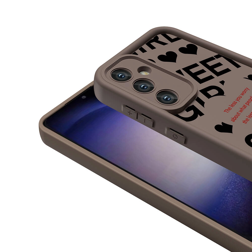 Galaxy Uyumlu S24 Kılıf Kamera Korumalı Baskılı Arka Yüzey Zore Klas Kapak