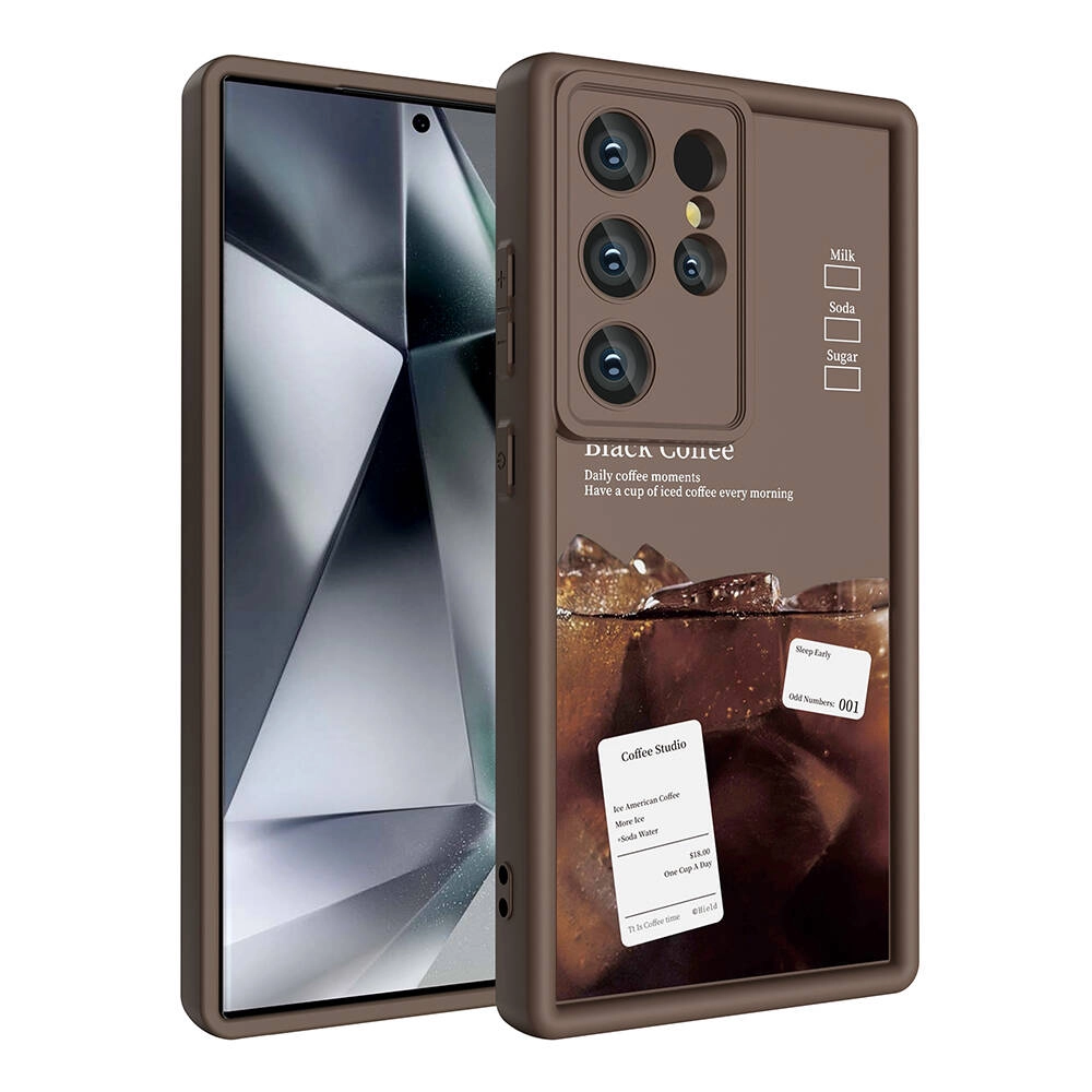 Galaxy Uyumlu S24 Ultra Kılıf Kamera Korumalı Baskılı Arka Yüzey Zore Klas Kapak