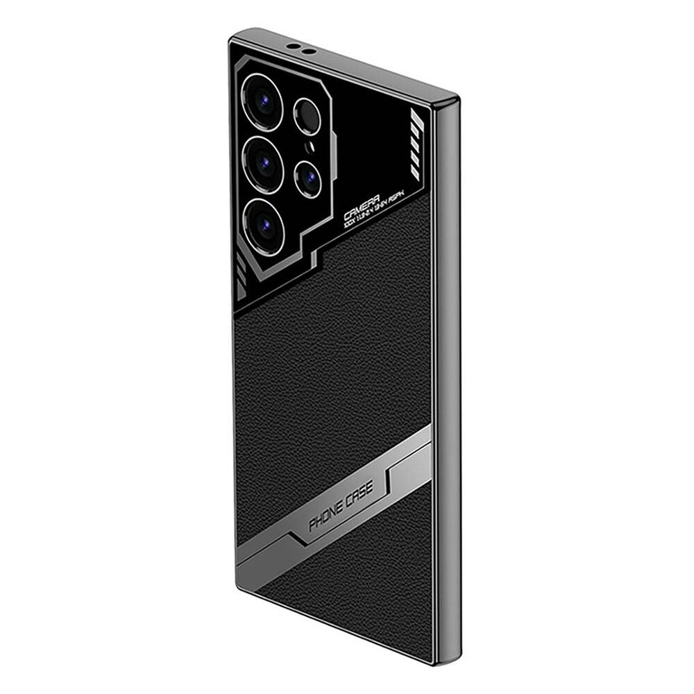 Galaxy Uyumlu S23 Ultra Kılıf Kamera Korumalı Suni Deri Tasarım Zore Yeni Seri Procase Kapak