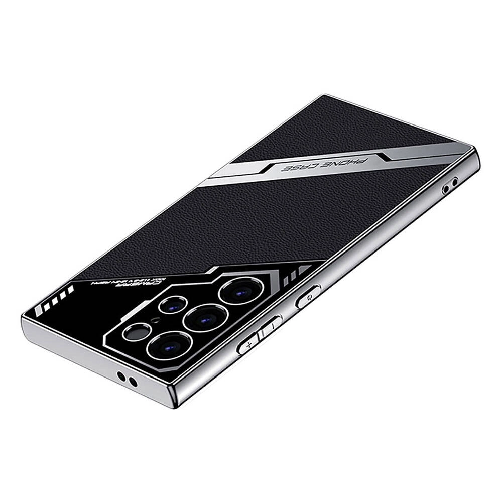Galaxy Uyumlu S23 Ultra Kılıf Kamera Korumalı Suni Deri Tasarım Zore Yeni Seri Procase Kapak