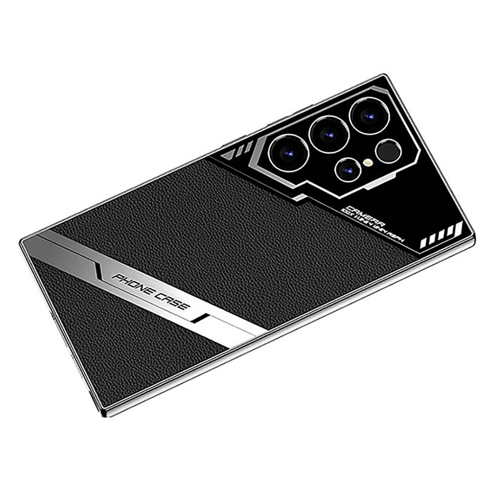 Galaxy Uyumlu S23 Ultra Kılıf Kamera Korumalı Suni Deri Tasarım Zore Yeni Seri Procase Kapak