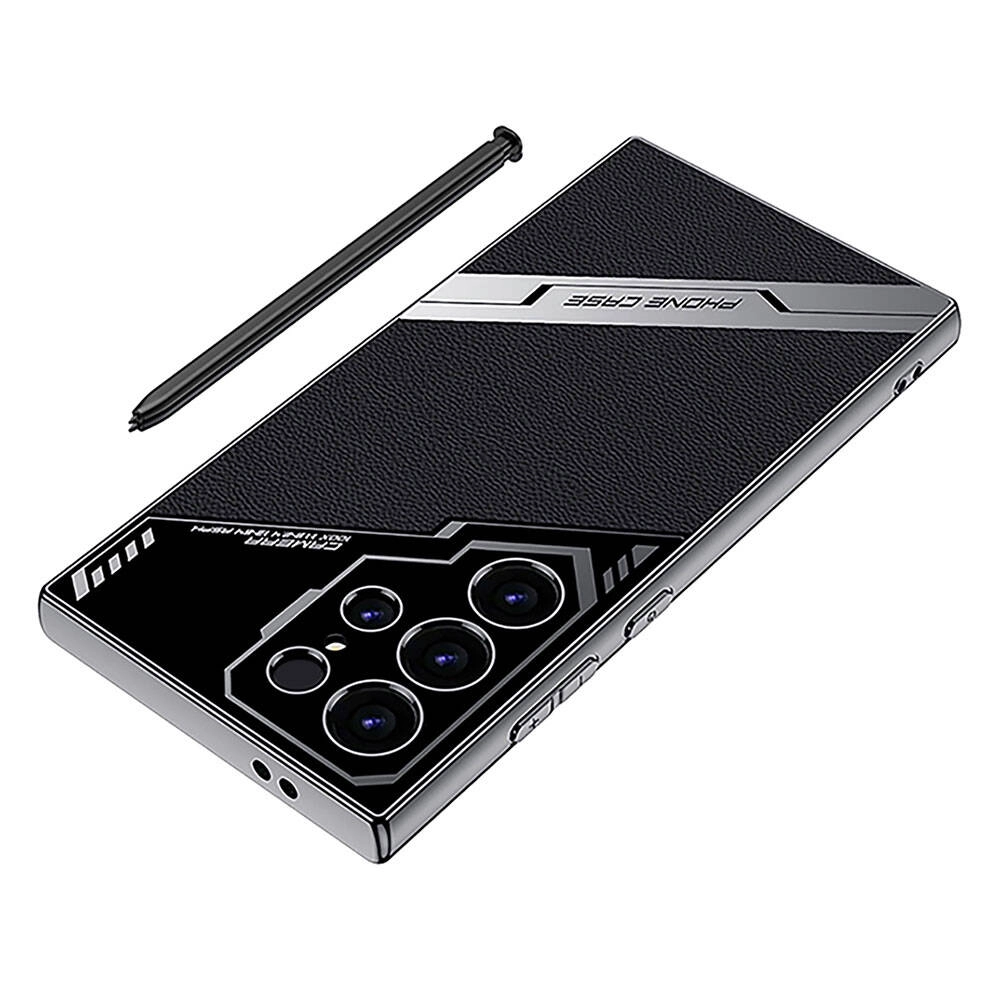 Galaxy Uyumlu S24 Ultra Kılıf Kamera Korumalı Suni Deri Tasarım Zore Yeni Seri Procase Kapak