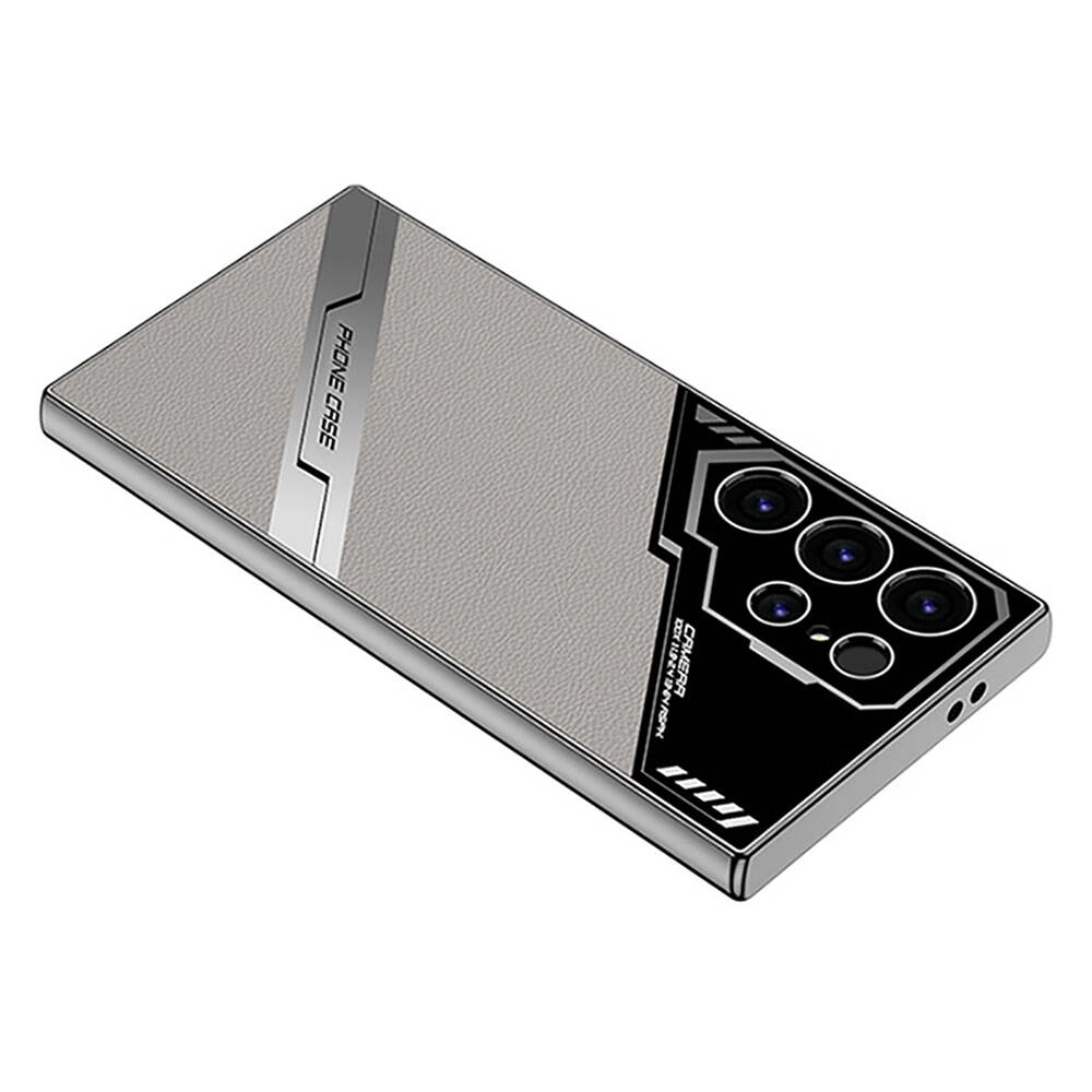 Galaxy Uyumlu S24 Ultra Kılıf Kamera Korumalı Suni Deri Tasarım Zore Yeni Seri Procase Kapak