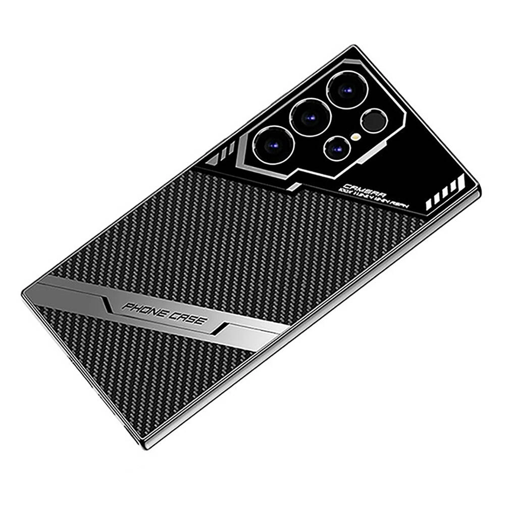 Galaxy Uyumlu S23 Ultra Kılıf Kamera Korumalı Karbon Tasarım Zore Yeni Seri Procase Kapak