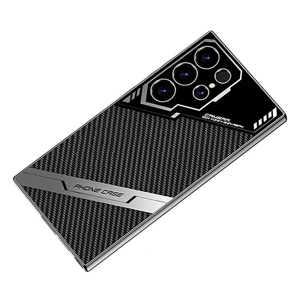 Galaxy Uyumlu S24 Ultra Kılıf Kamera Korumalı Karbon Tasarım Zore Yeni Seri Procase Kapak
