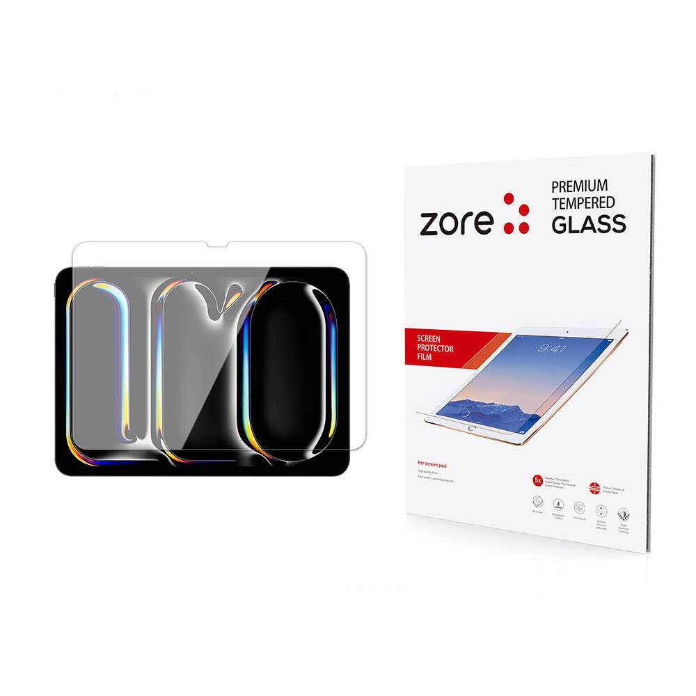iPad Uyumlu Pro 13 2024 Zore Tablet Temperli Cam Ekran Koruyucu