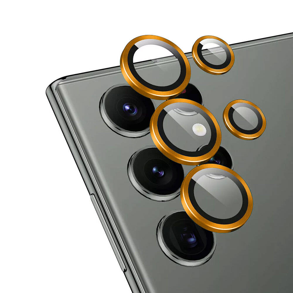 Galaxy Uyumlu S24 Ultra Zore CL-12 Premium Safir Parmak İzi Bırakmayan Anti-Reflective Kamera Lens Koruyucu