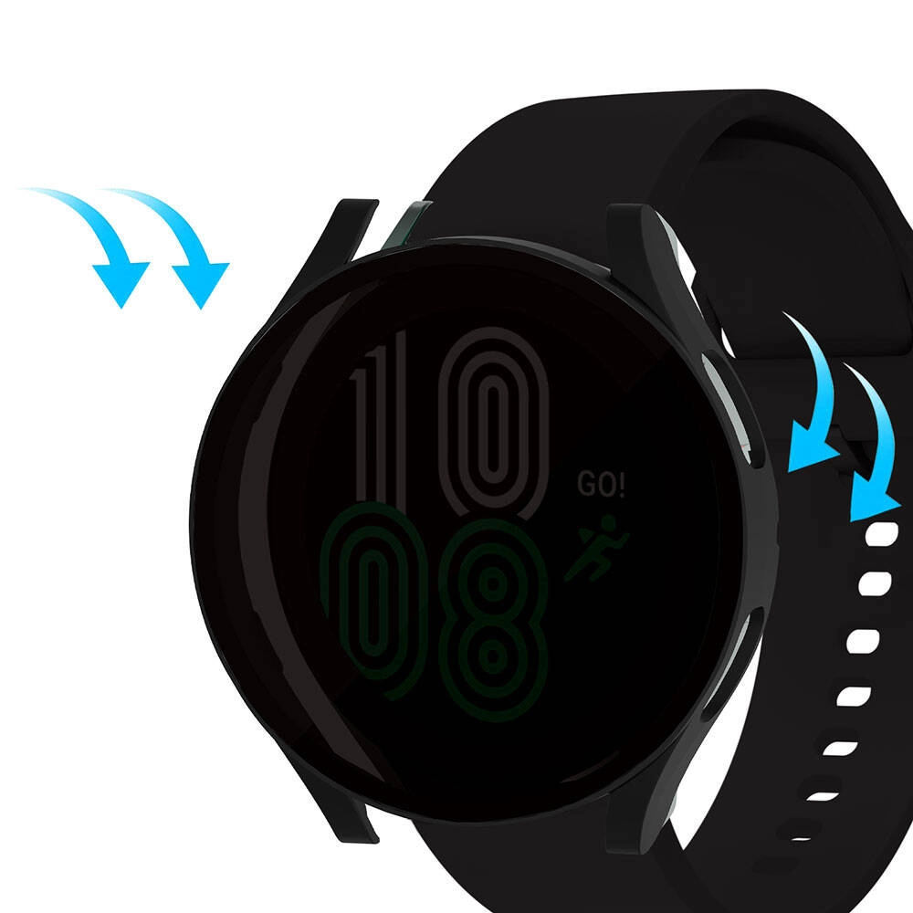 Galaxy Uyumlu Watch 5 44mm Sert PC Kasa ve Hayalet Hayalet Ekran Koruyucu Zore Watch Gard 32