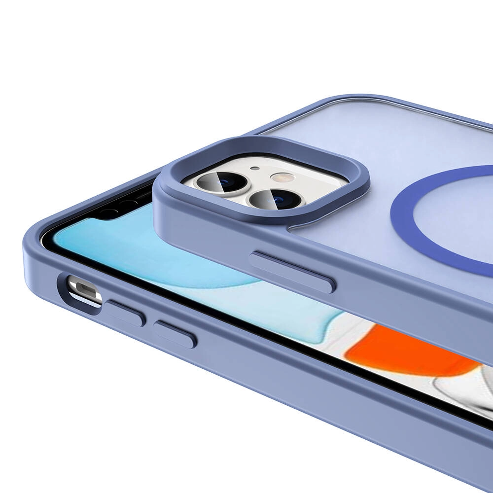 iPhone Uyumlu 11 Kılıf M-safe Şarj Özellikli Mat Arka Yüzey Zore Sio Kapak