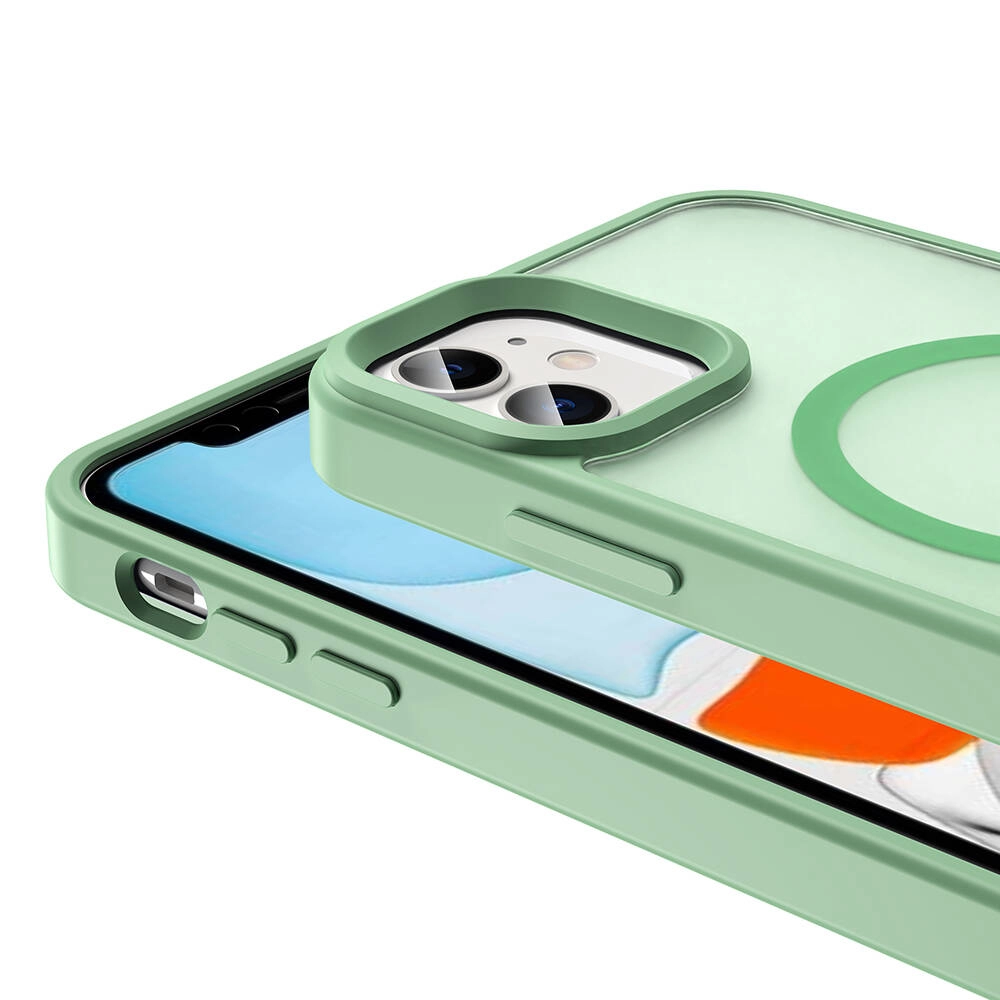 iPhone Uyumlu 11 Kılıf M-safe Şarj Özellikli Mat Arka Yüzey Zore Sio Kapak