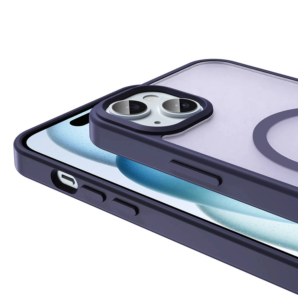 iPhone Uyumlu 13 Kılıf M-safe Şarj Özellikli Mat Arka Yüzey Zore Sio Kapak