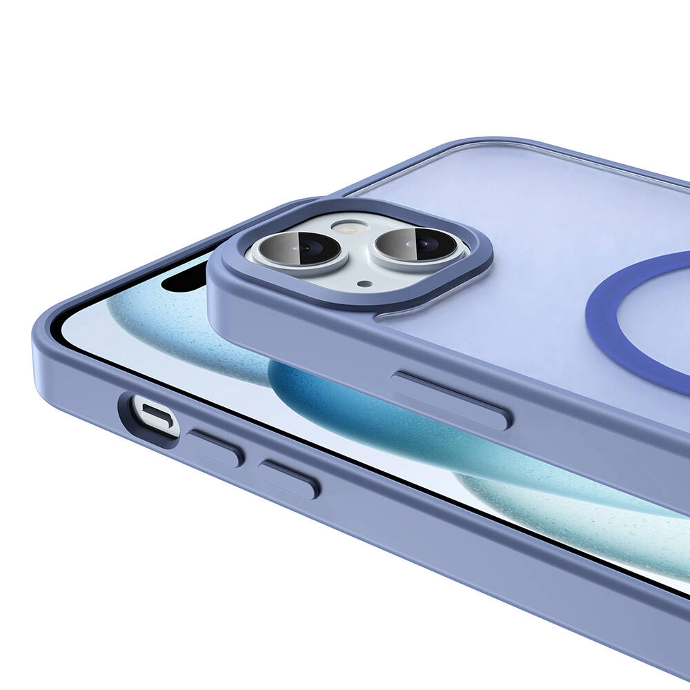 iPhone Uyumlu 14 Kılıf M-safe Şarj Özellikli Mat Arka Yüzey Zore Sio Kapak