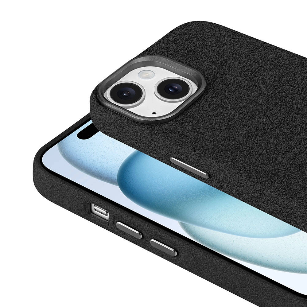 iPhone Uyumlu 14 Kılıf M-safe Şarj Özellikli PU Deri Zore Adora Kapak