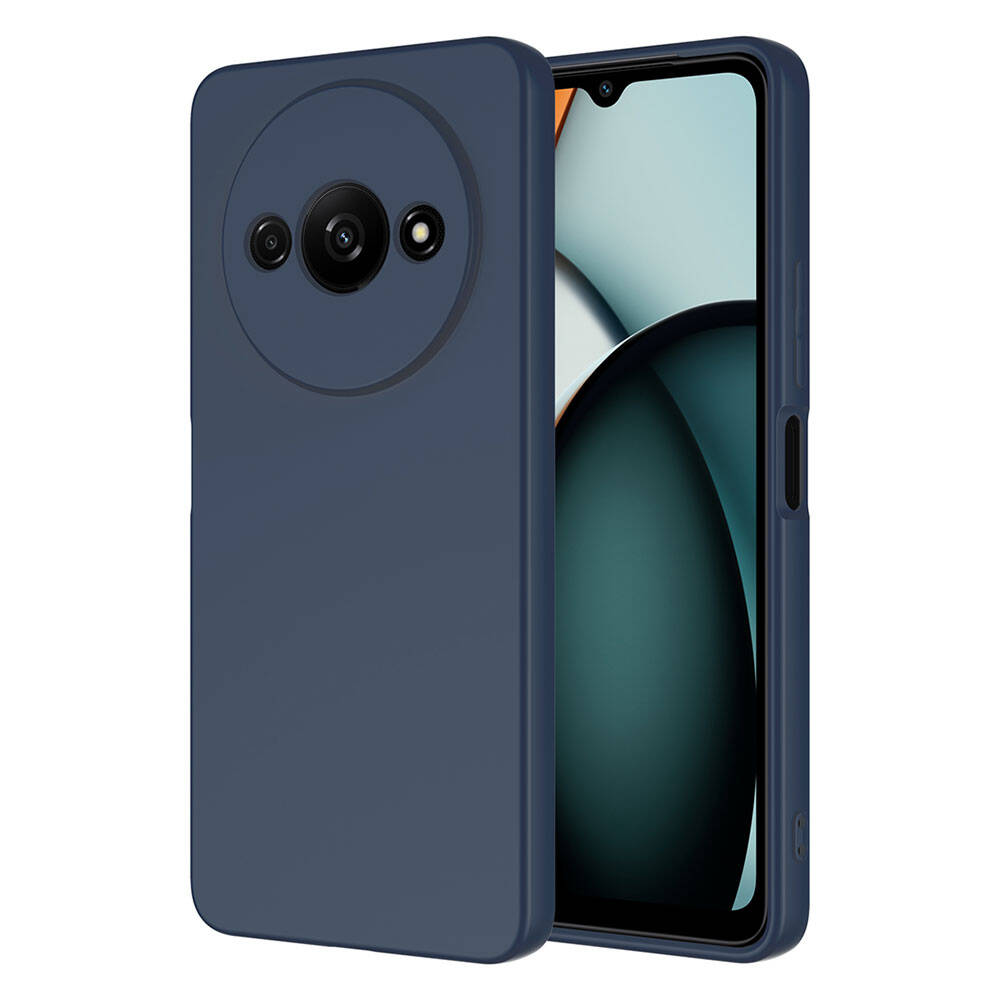 Xiaomi Uyumlu  Redmi A3 4G 2024 Kılıf Zore Mara Lansman Kapak-Lacivert