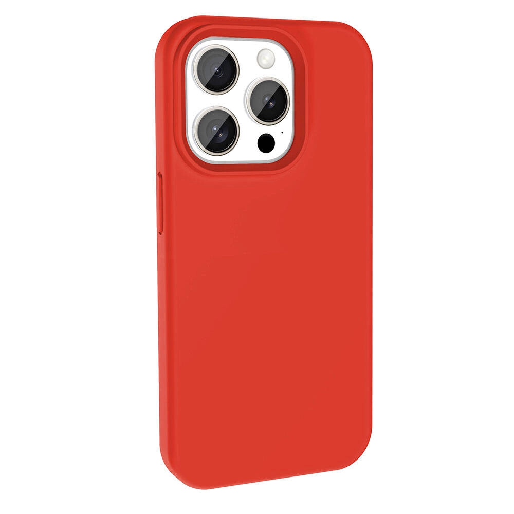 iPhone Uyumlu 15 Pro Kılıf M-safe Şarj Özellikli Sıvı Teknolojili Silinebilir Sert Zore Kivi Kapak
